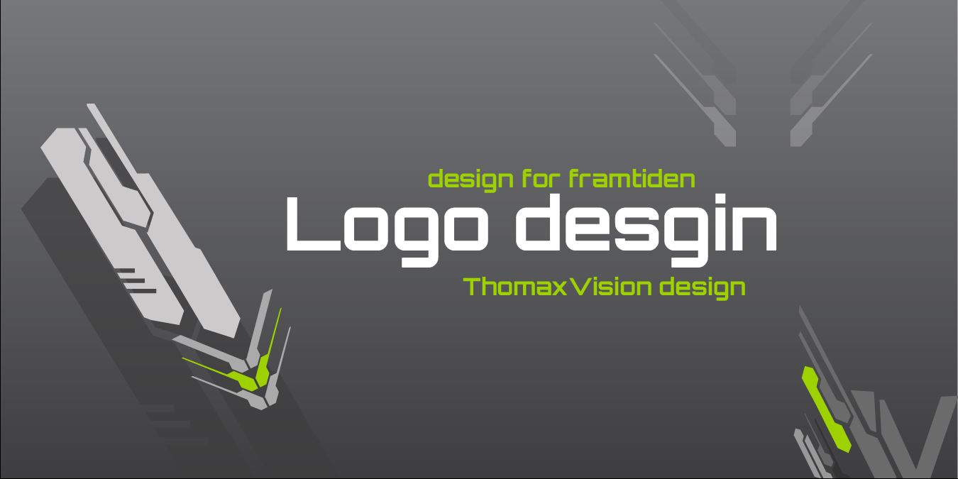 Moderne logo design til firma grafisk vektor repro